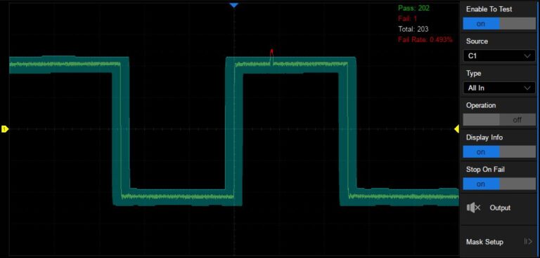 Hardware-based High Speed Mask Test Function