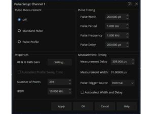 Siglent SNA5000-PM Pulse Measurement Licence Software Option