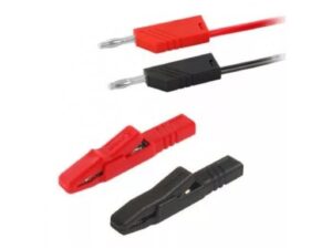 Siglent SPD-Cable-1 Alligator Clip to U-Type plug, Red/Black