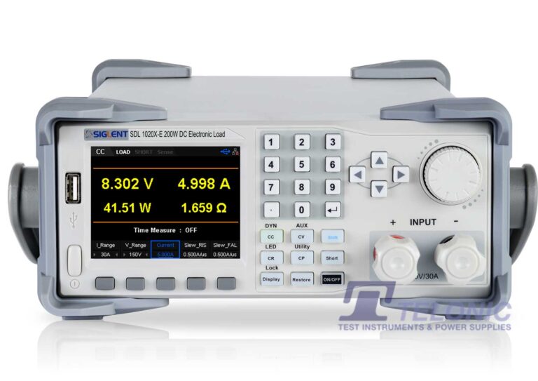 Siglent SDL1020X E ElectronicLoad Front