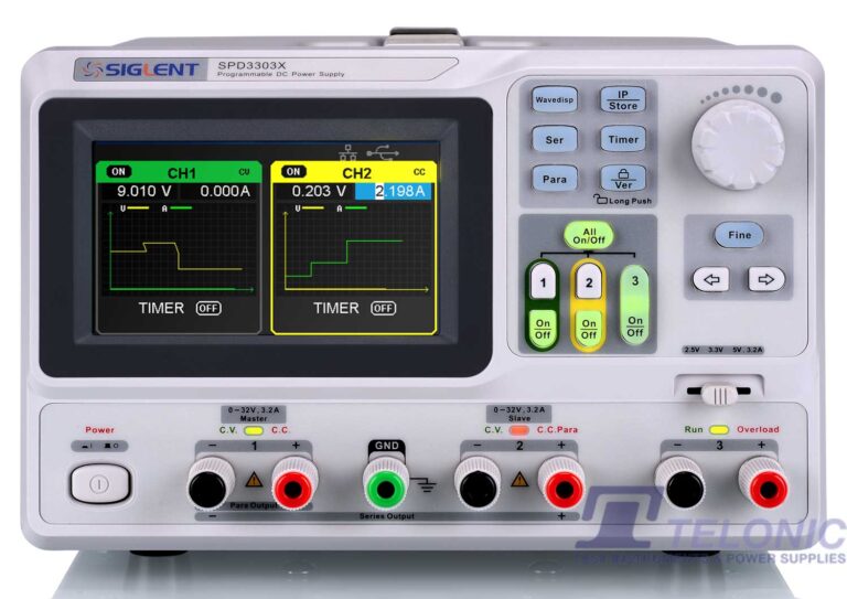 Siglent SPD3303X E Power Supply Front