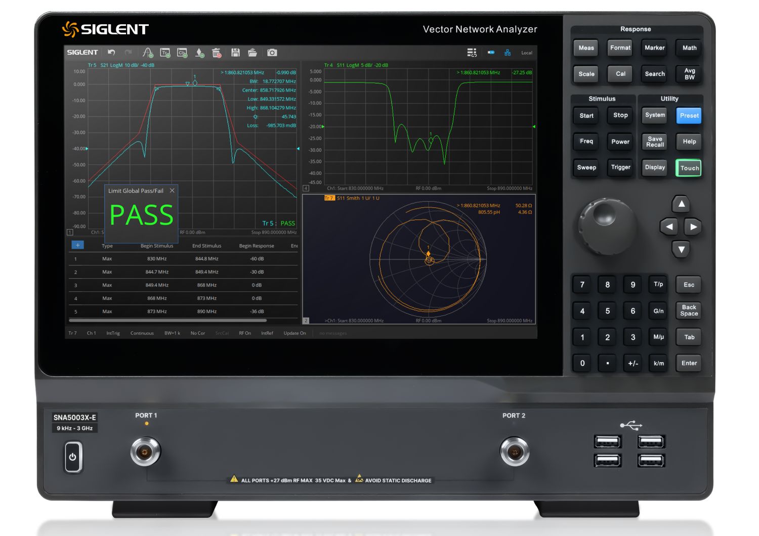 Siglent SNA5003X E TelonicUK