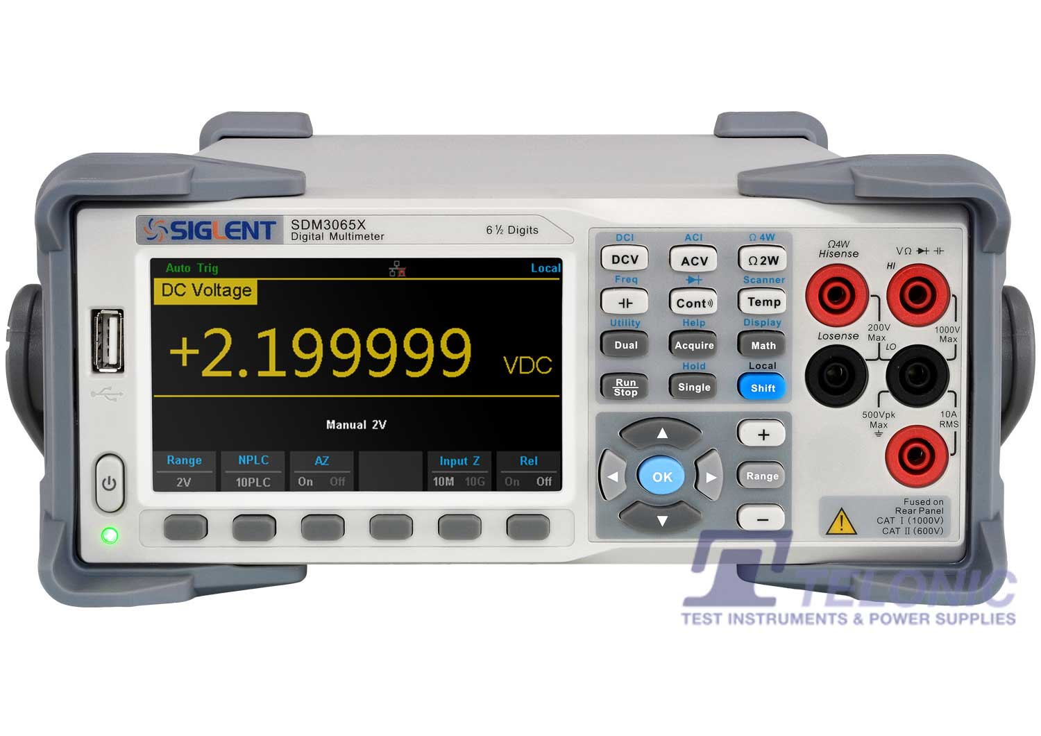 Siglent SDM3065X Digital Multimeter Front