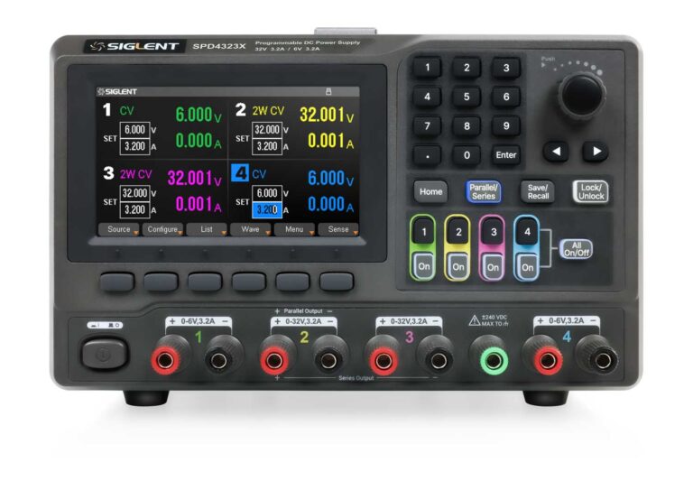 Image of Siglent spd4323x dc power supply front