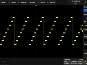 Image of Siglent sds5000xfg waveform generator software