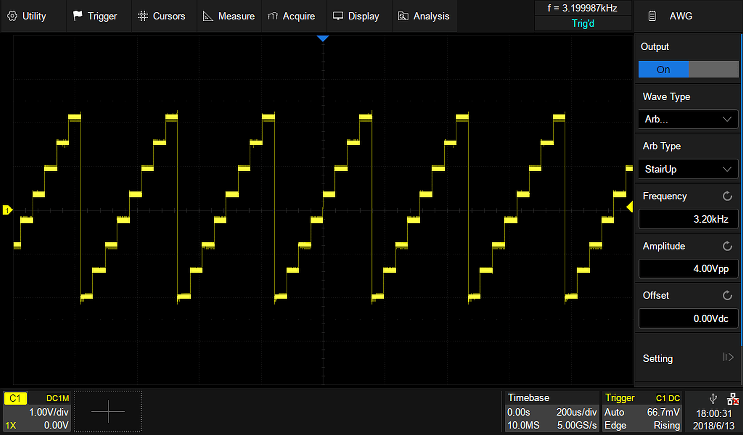 Siglent SDS5000X FG Waveform Generator Software