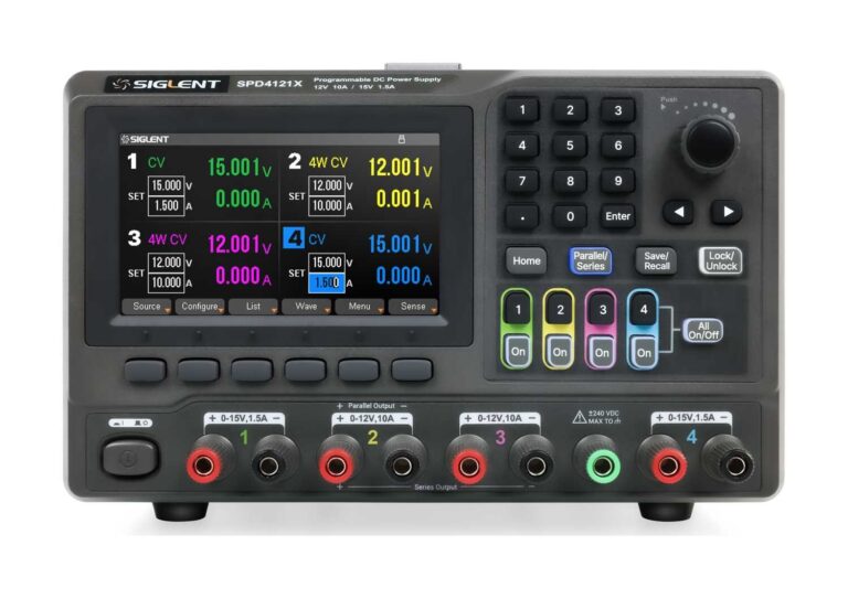 Image of Siglent spd4121x dc power supply front