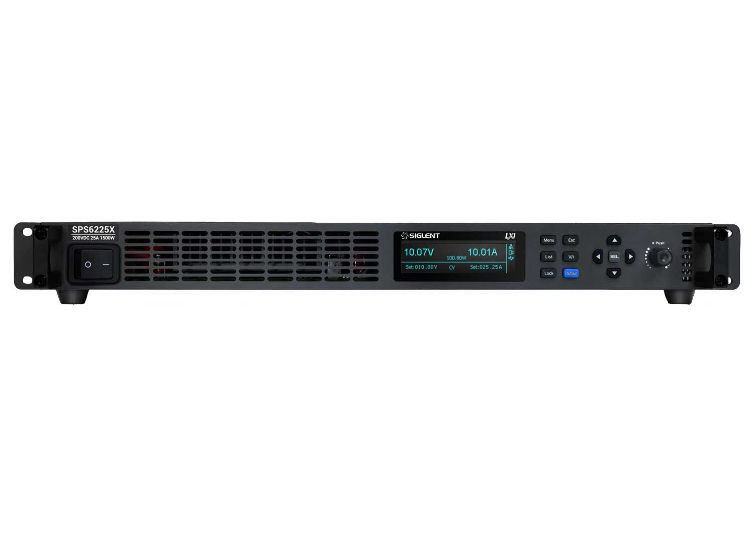 Image of Siglent sps6000x series wide range programmable switching dc power supply telonic uk