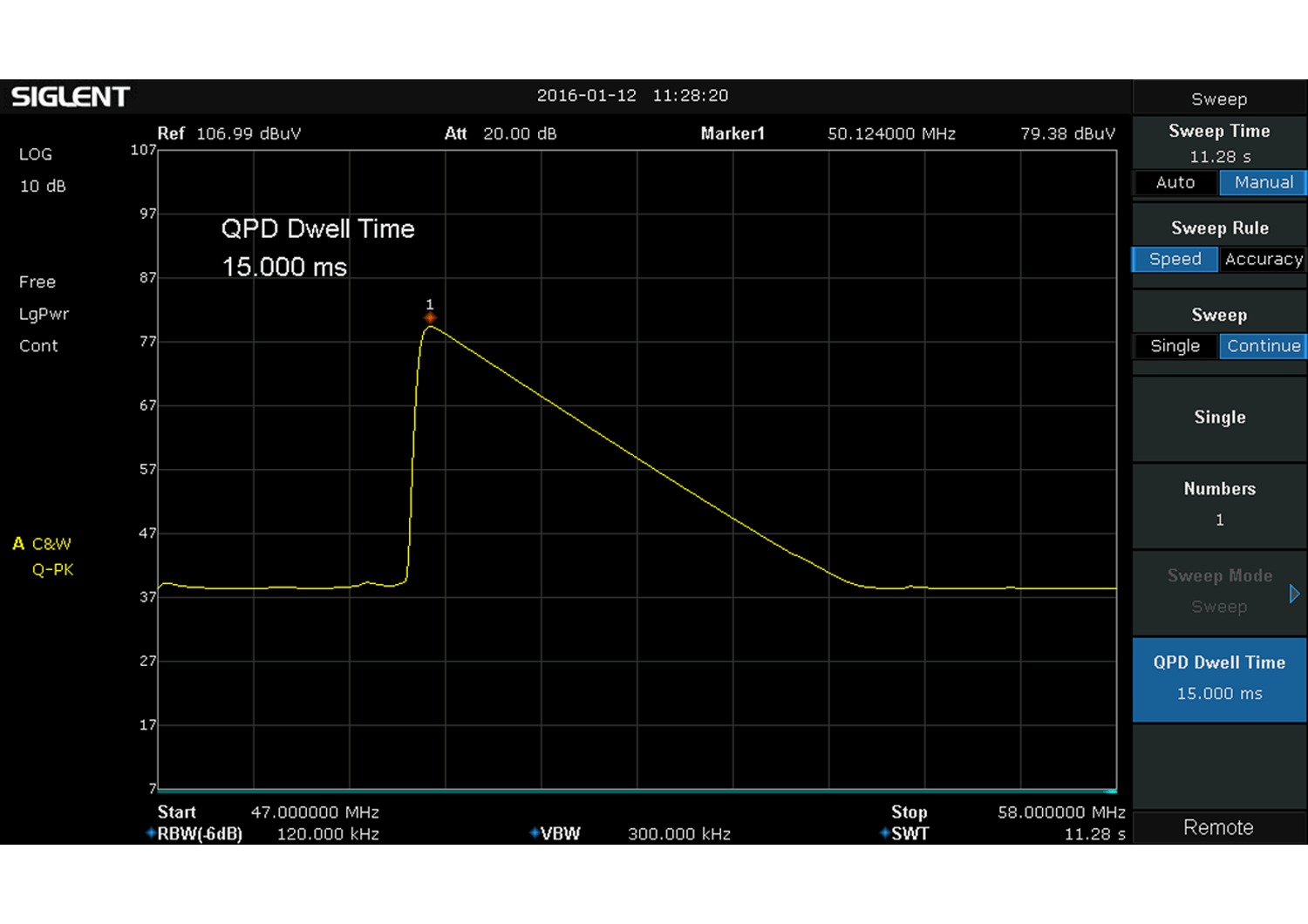 Siglent SSA3000X-R EMI Activation Licence