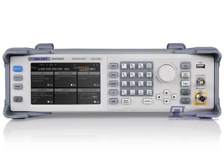 Image of Siglent ssg5000x front rf signal generator telonic