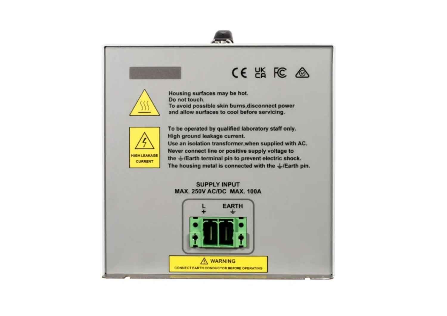 Image of Tbl50100 1 50uh line impedance stabilisation network lisn – cispr 16 back