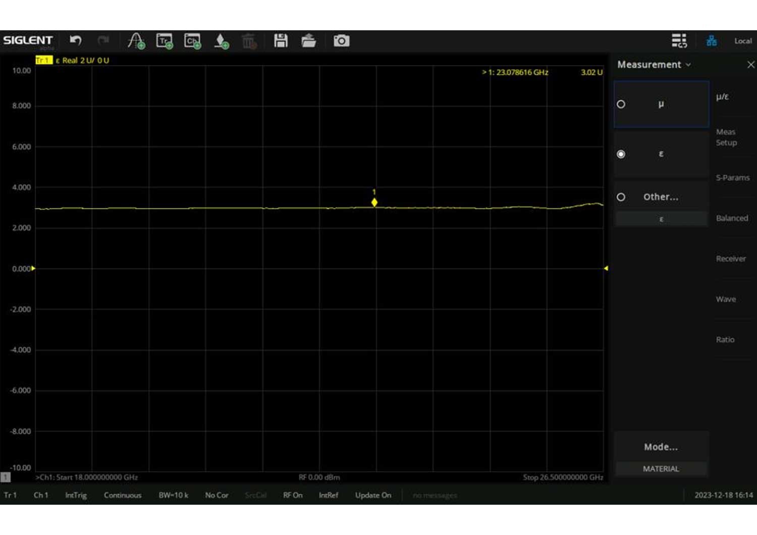 Siglent SNA5000-MT Material Measurement Licence Software Option