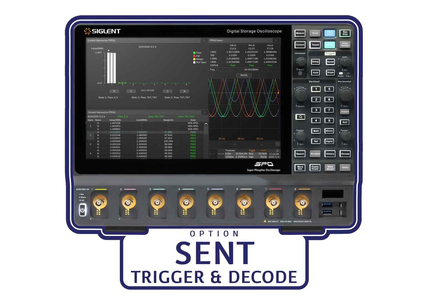 Siglent SDS5000HD-SENT SENT trigger & decode Software Licence