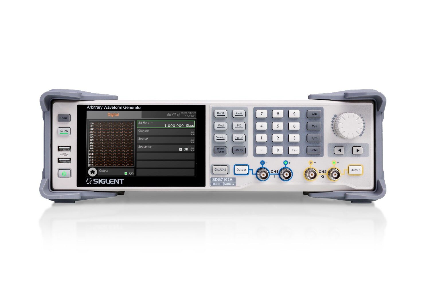 Image of Siglent sdg7000a function generator digital bus