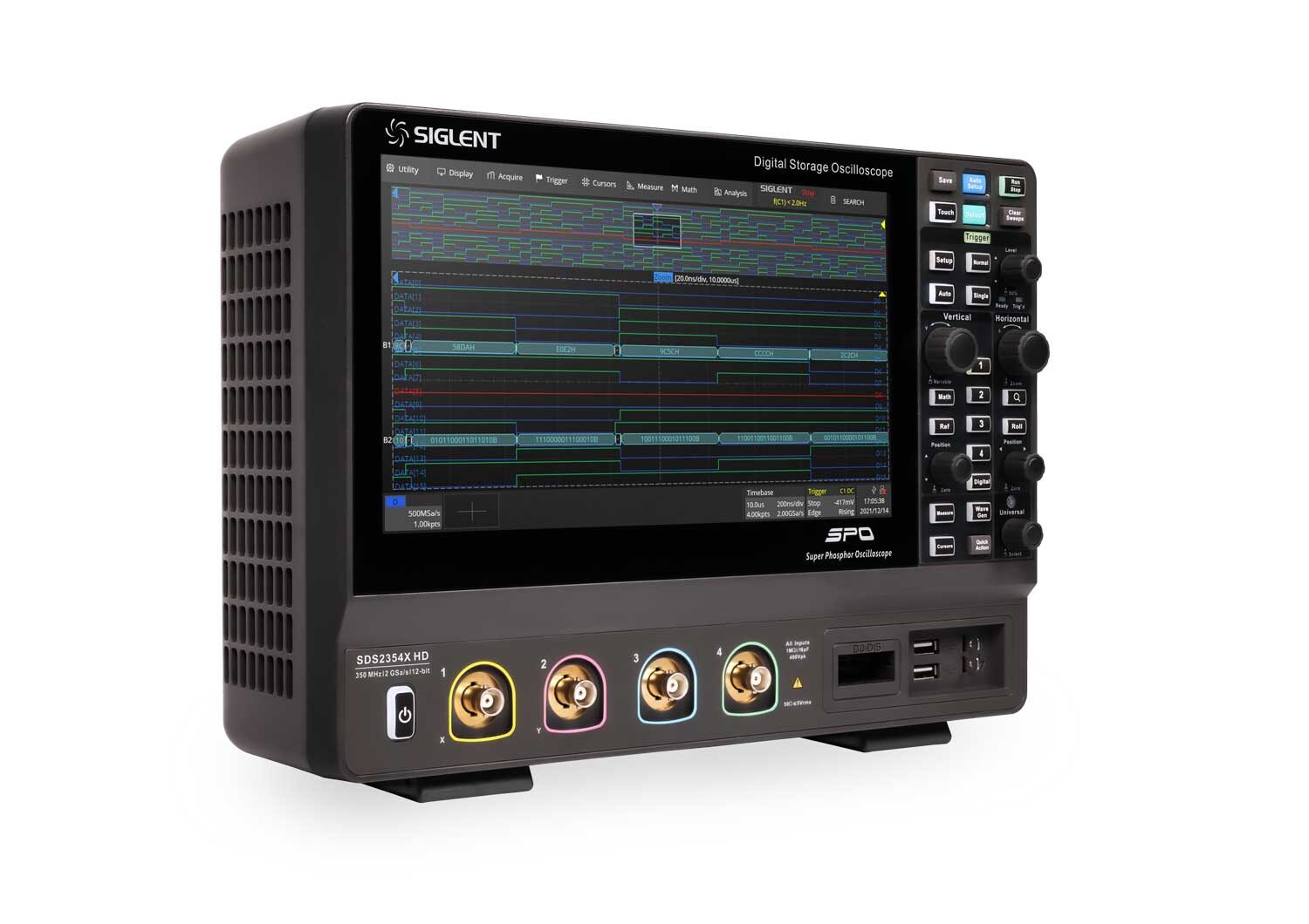 Image of Siglent sds2354x hd oscilloscope left