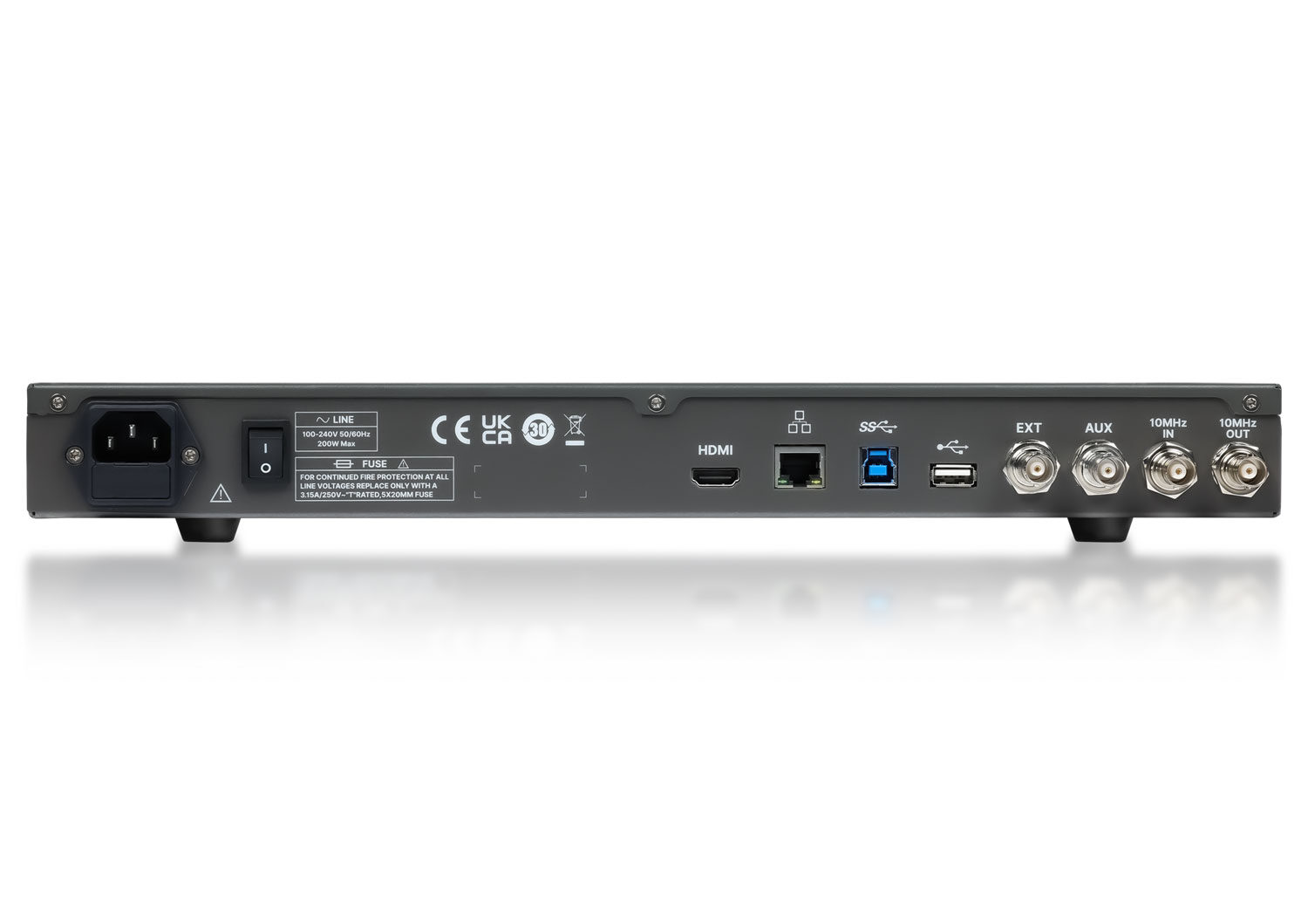 Image of Siglent sds5000l back telonicuk