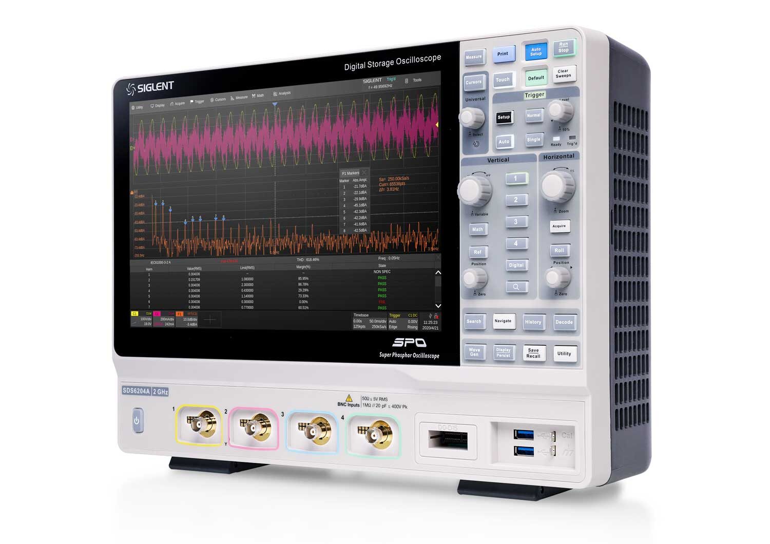 Image of Siglent sds6000a rangle telonic