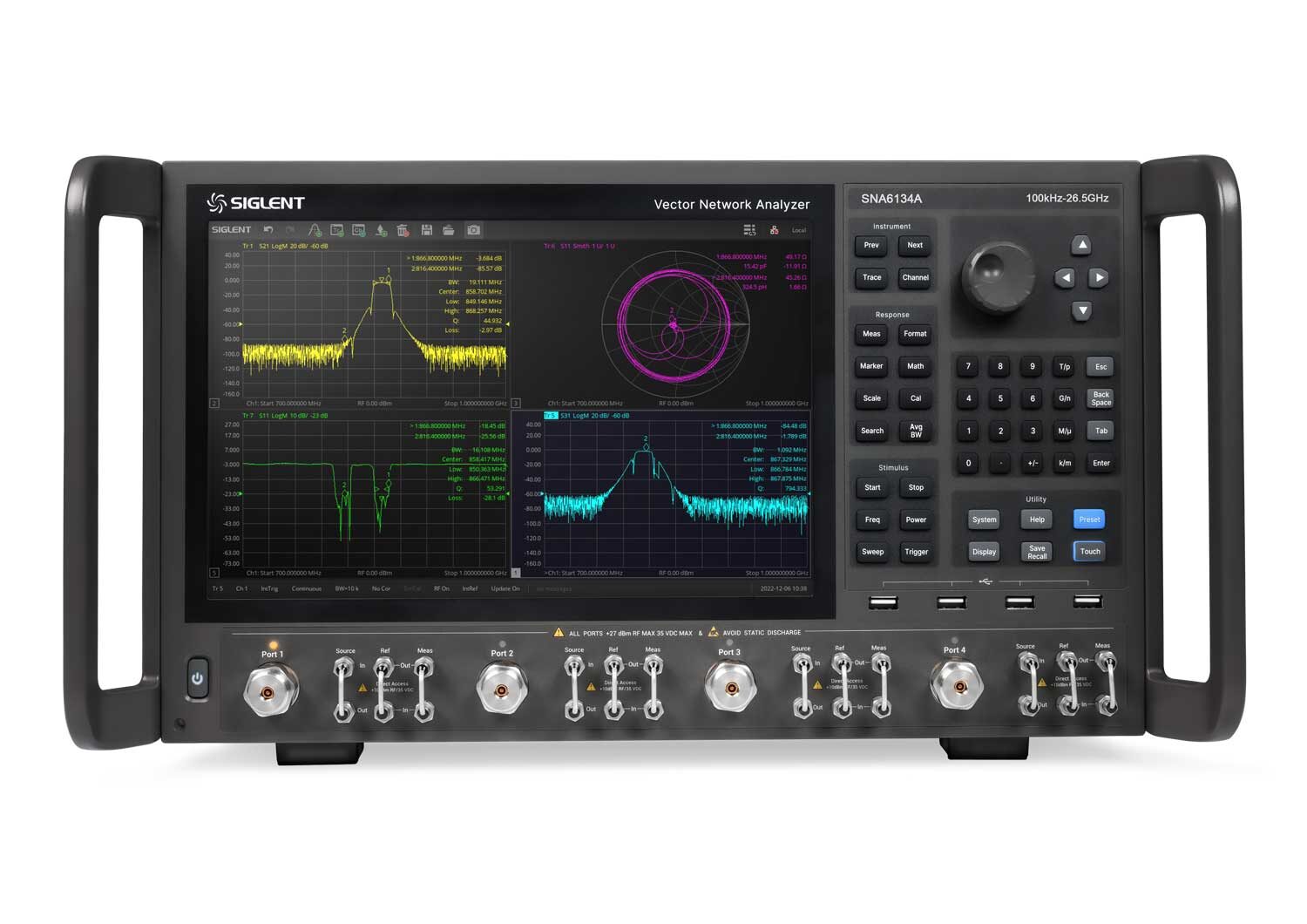 Image of Siglent sna6134a front
