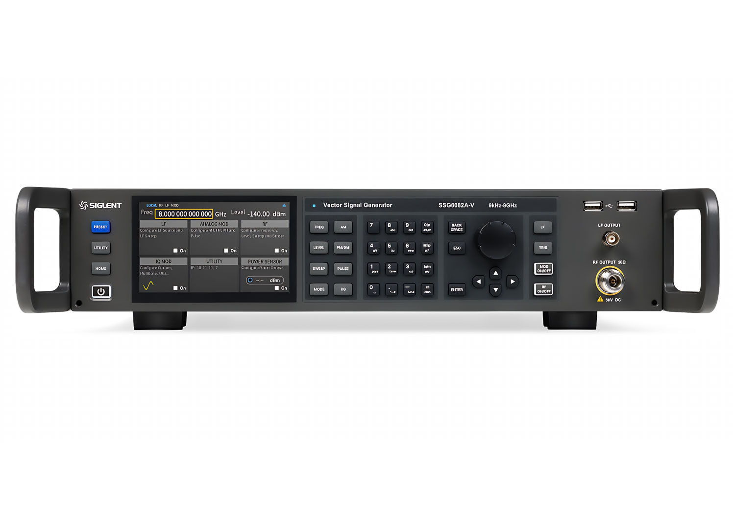 Image of Siglent ssg6082a v front telonic uk