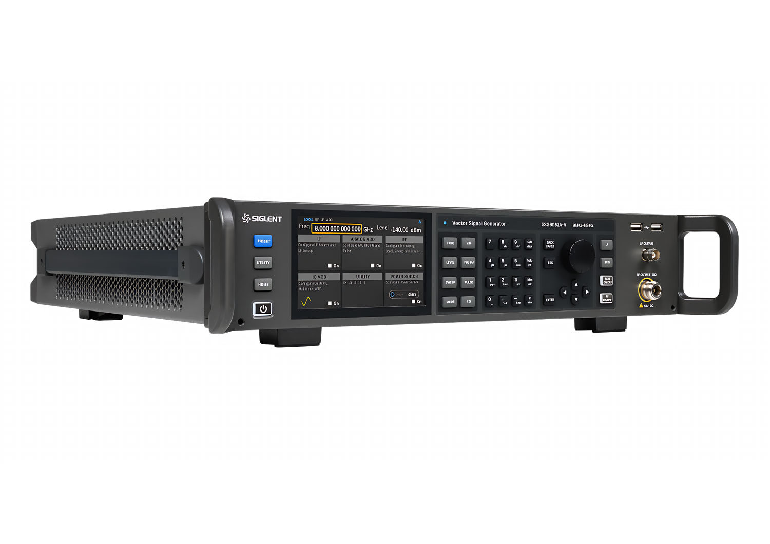 Image of Siglent ssg6082a v left side telonic uk