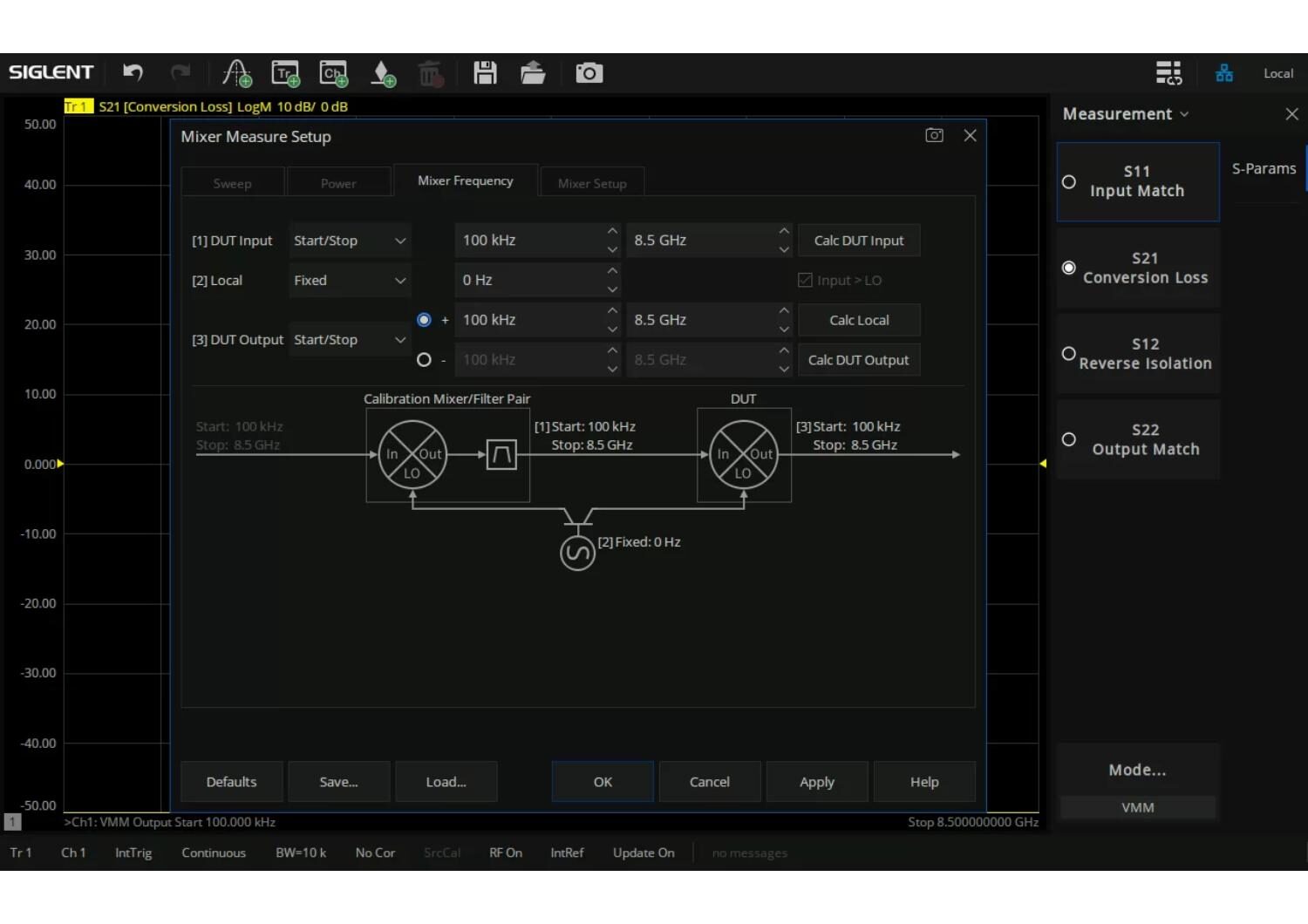 Siglent SNA5000-VMM Vector Mixer Measurement Software Option